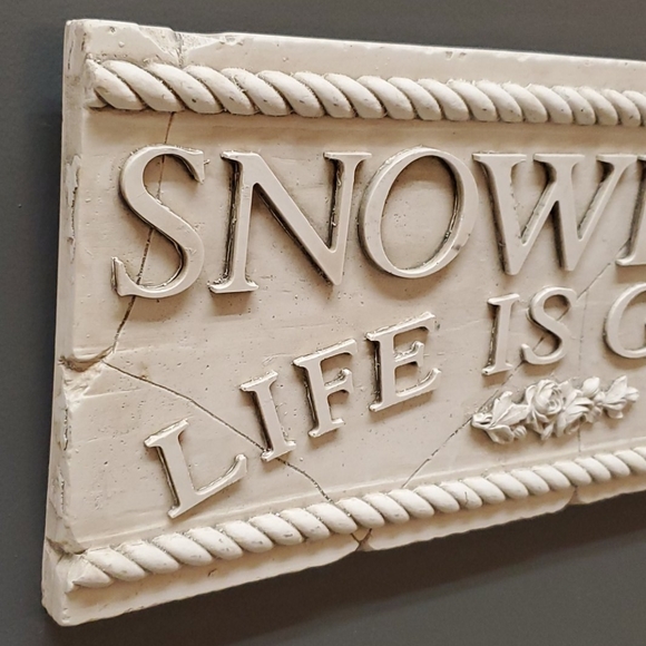 Cast plaster wall art - Picture 2 of 3